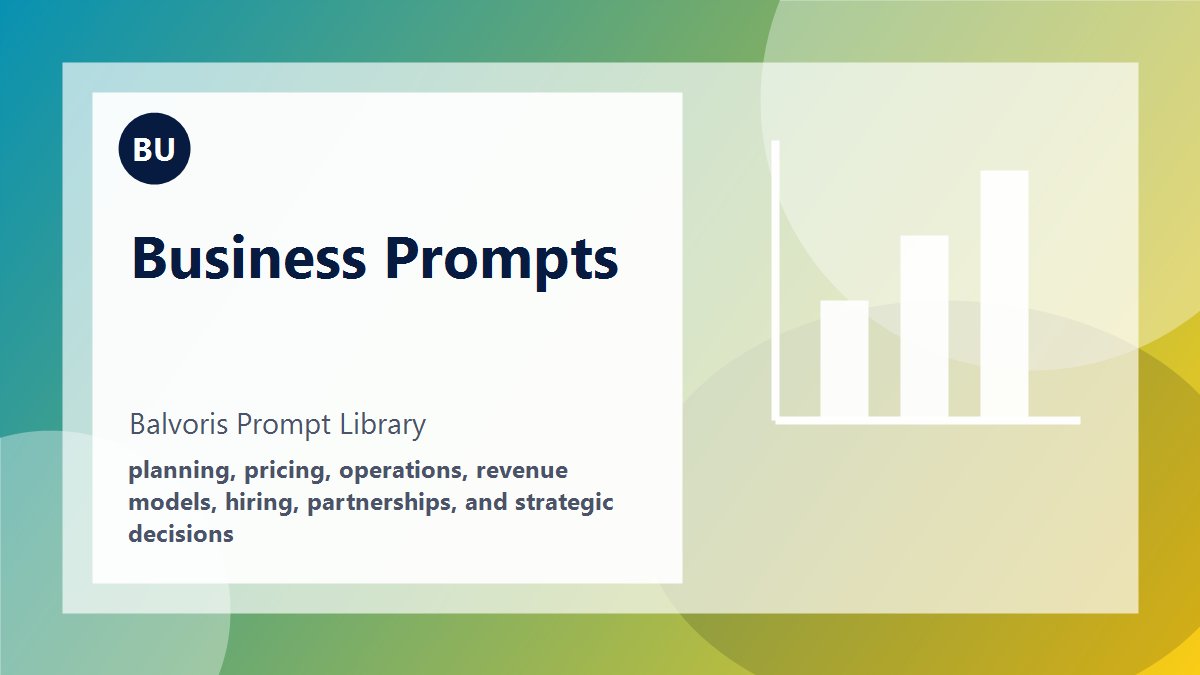 Business Plan Prompt example preview