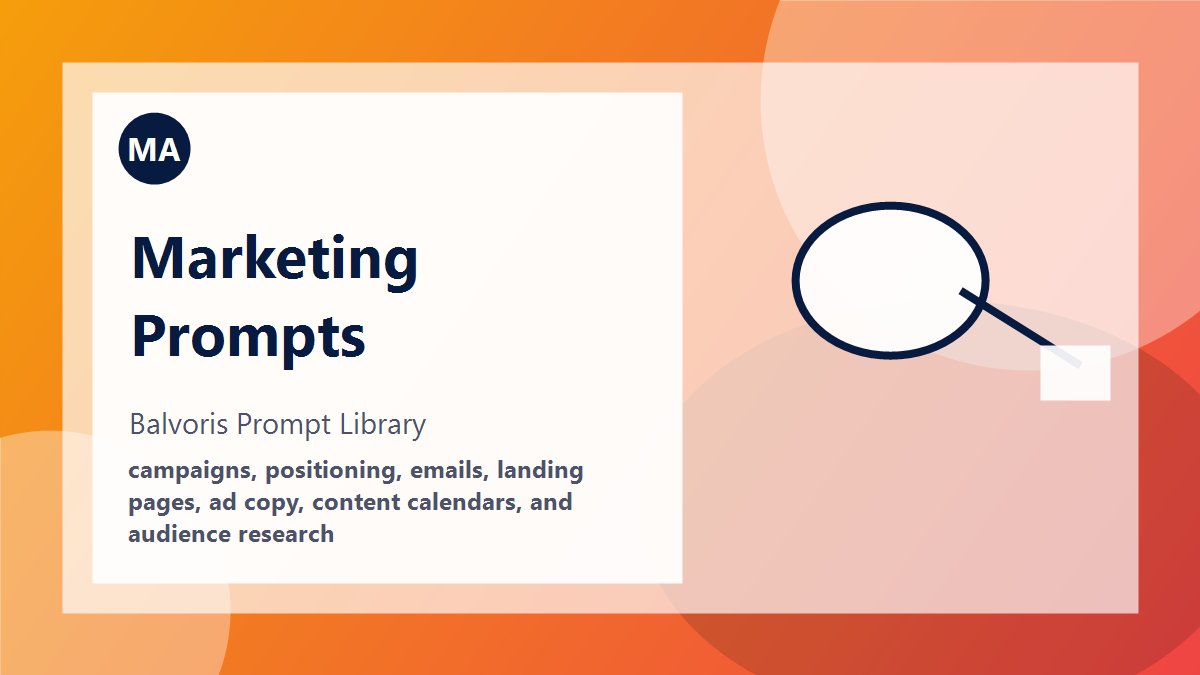 Marketing Campaign Brief Prompt example preview
