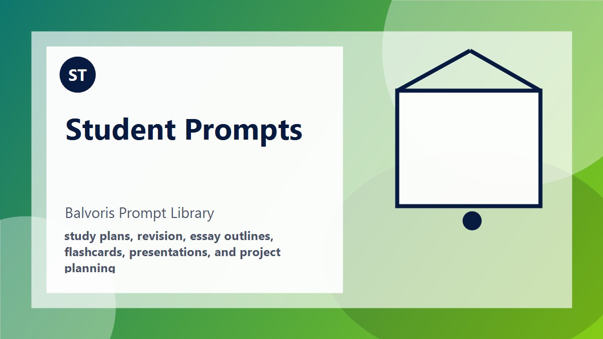 Student Prompts category preview